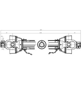 Kĺbový hriadeľ T05B-800