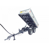 Príves dvojnápravový 2,5T - trojstranný sklápač s osvetlením